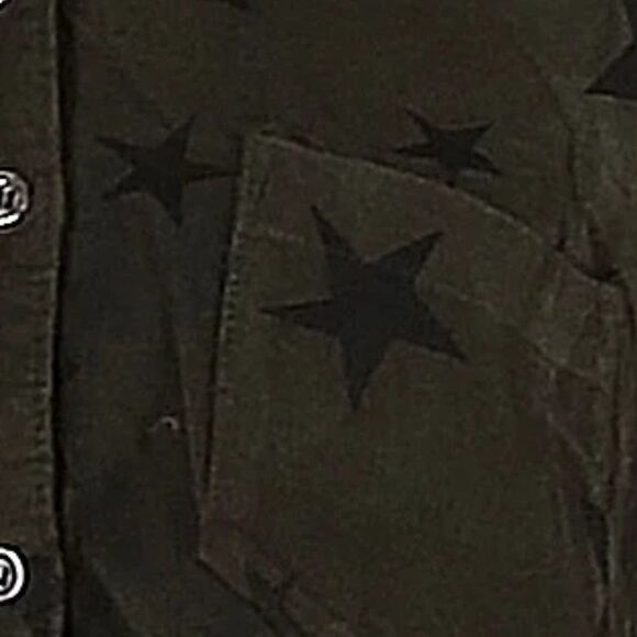 Jak & Rae Star Design Long Sleeve Button-Down Shirt - Picture 3 of 5